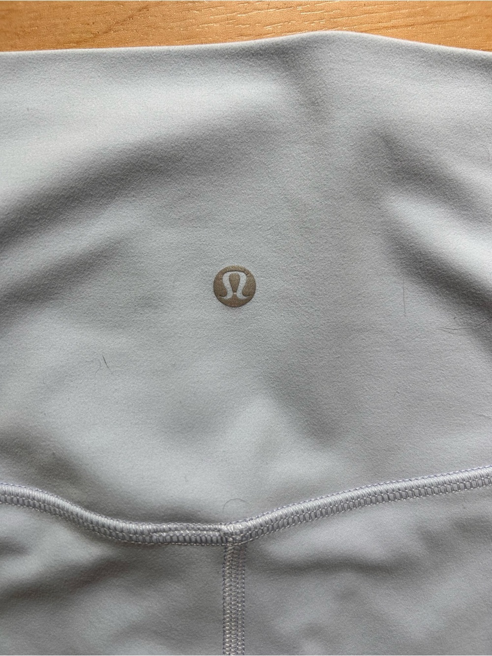 Lululemon High-Waist Light Blue Active Leggings - Picture 3 of 5